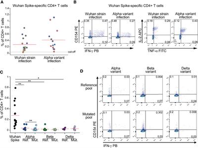 SARS-CoV-2 Spike-Specific CD4+ T Cell Response Is Conserved Against Variants of Concern, Including Omicron